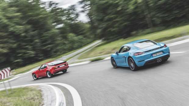Няма танцуване на задницата: както Porsche 924 Carrera GT, така и Cayman S са фино балансирани – по-неутрална е само Швейцария
